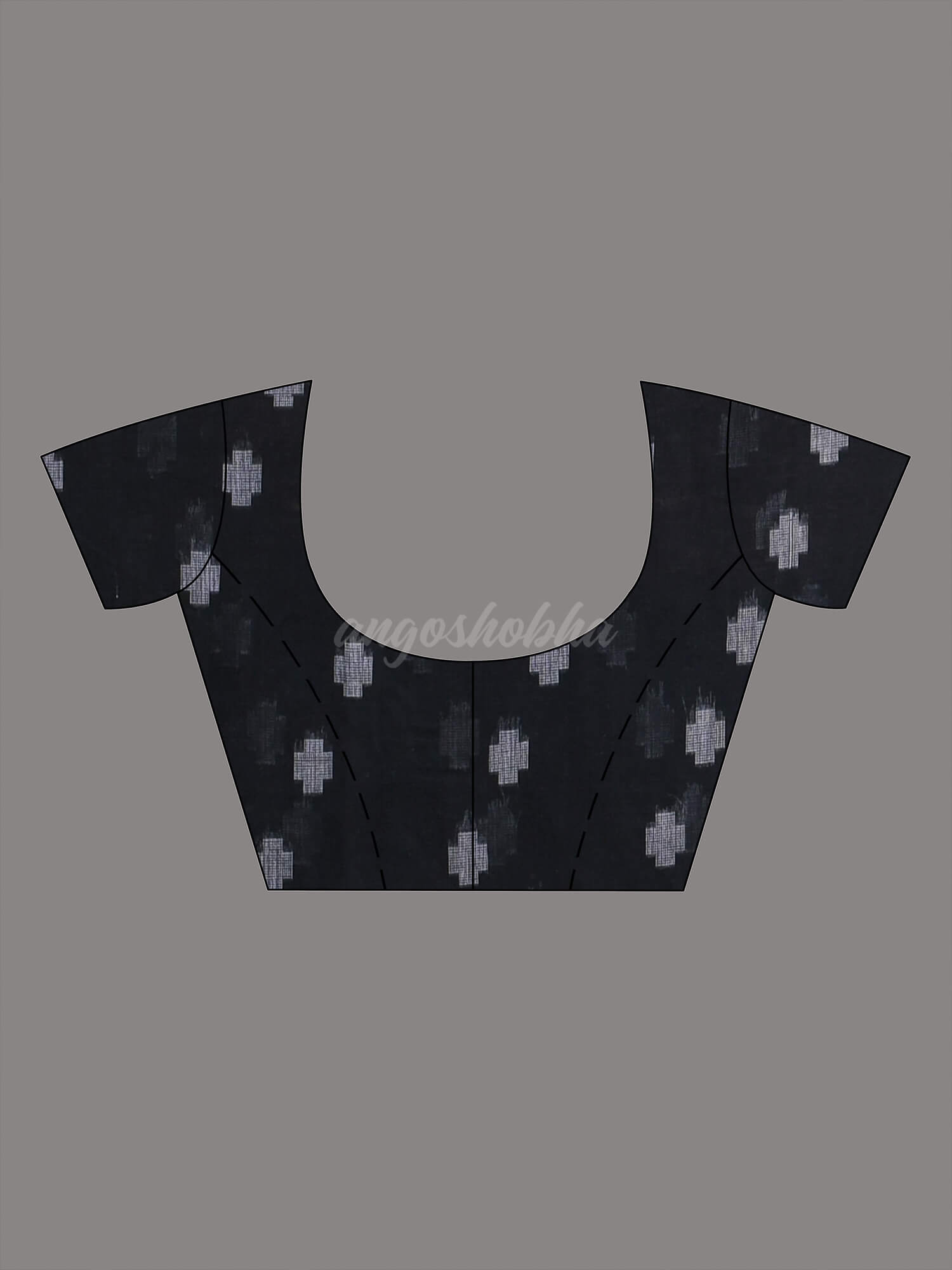 Black Cotton Handloom Saree