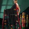 Black Cotton Handloom Saree