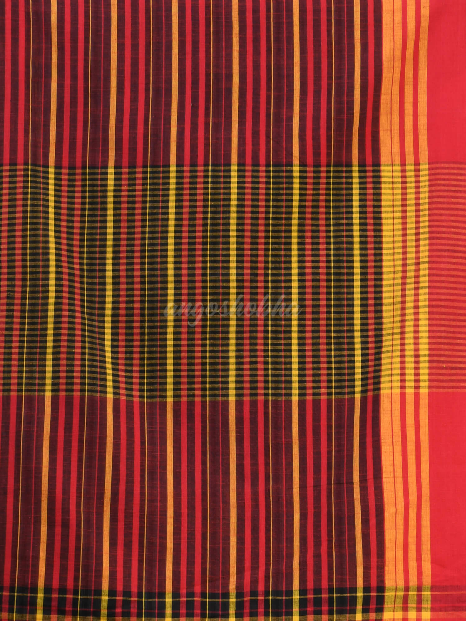 Multicolor Cotton Handloom Saree