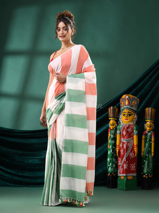 Multicolor Cotton Handloom Saree