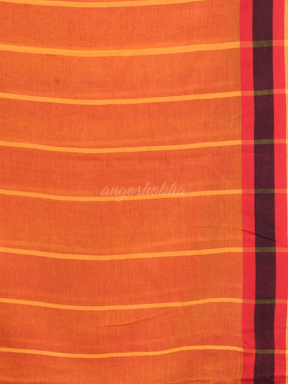 Yellow Cotton Handloom Saree