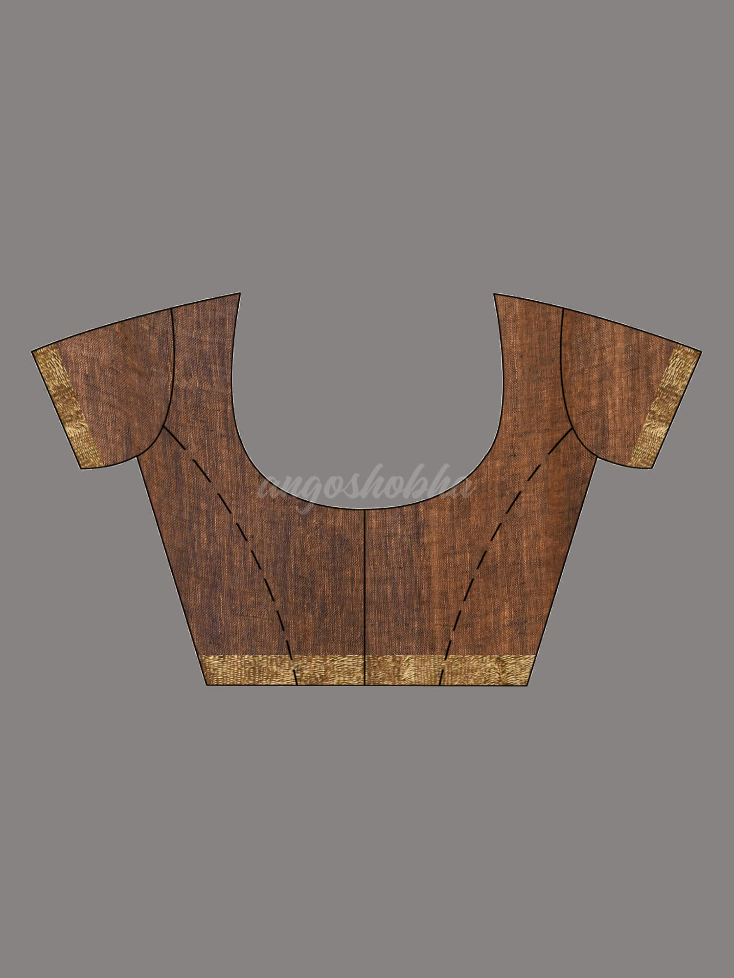 Blue Linen Handloom Saree