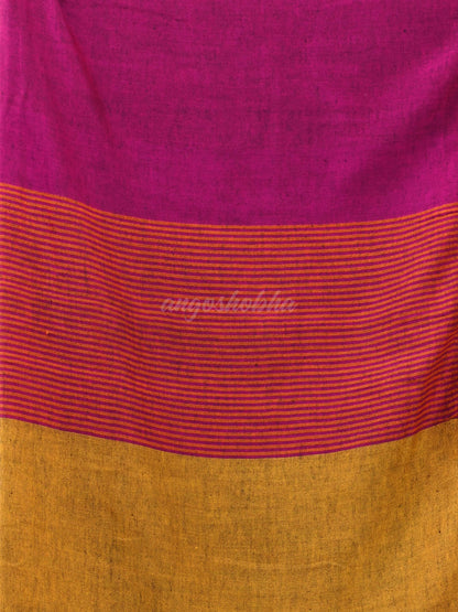 Black Linen Handloom Saree