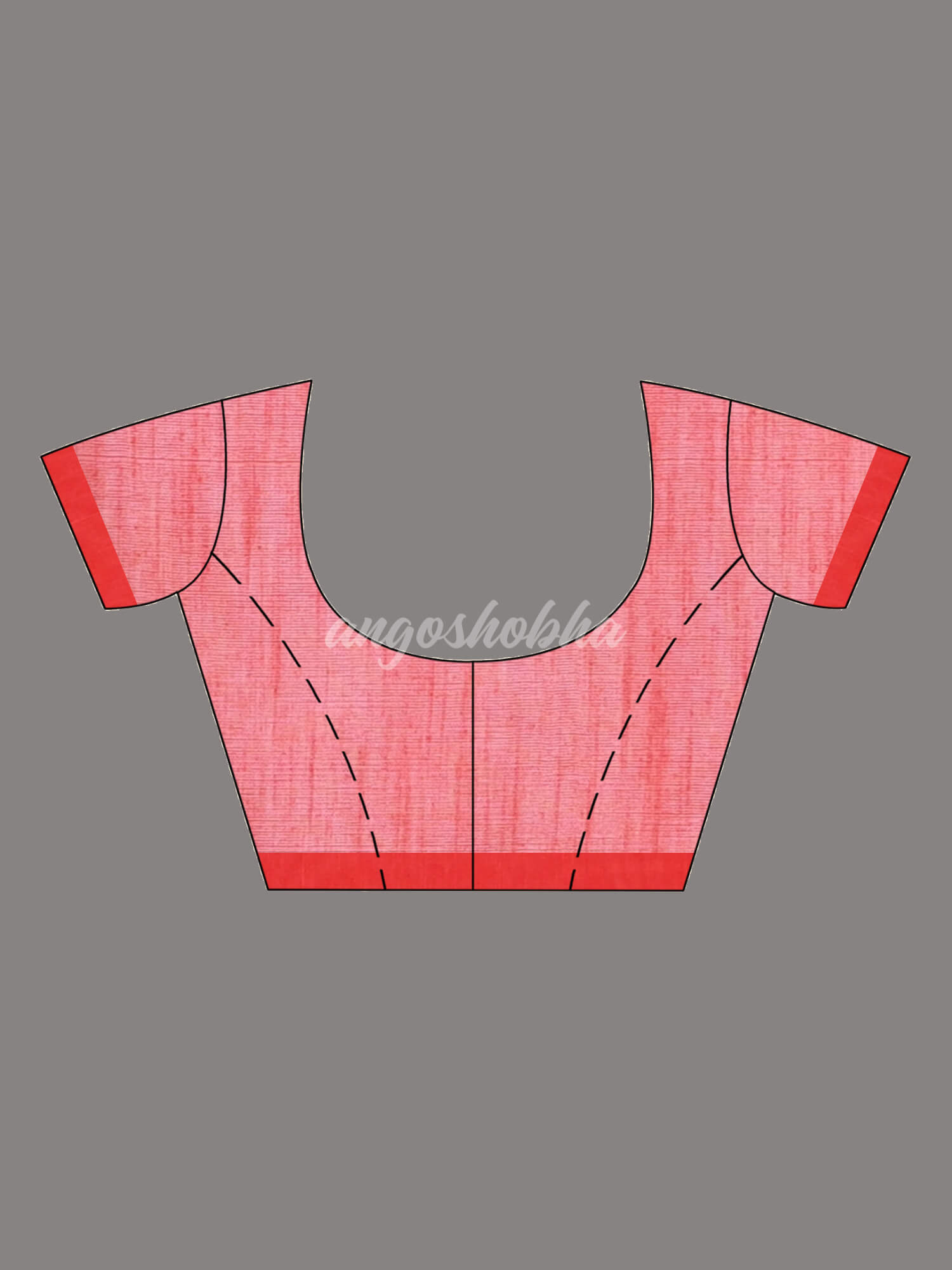 White Red Cotton Handloom Saree