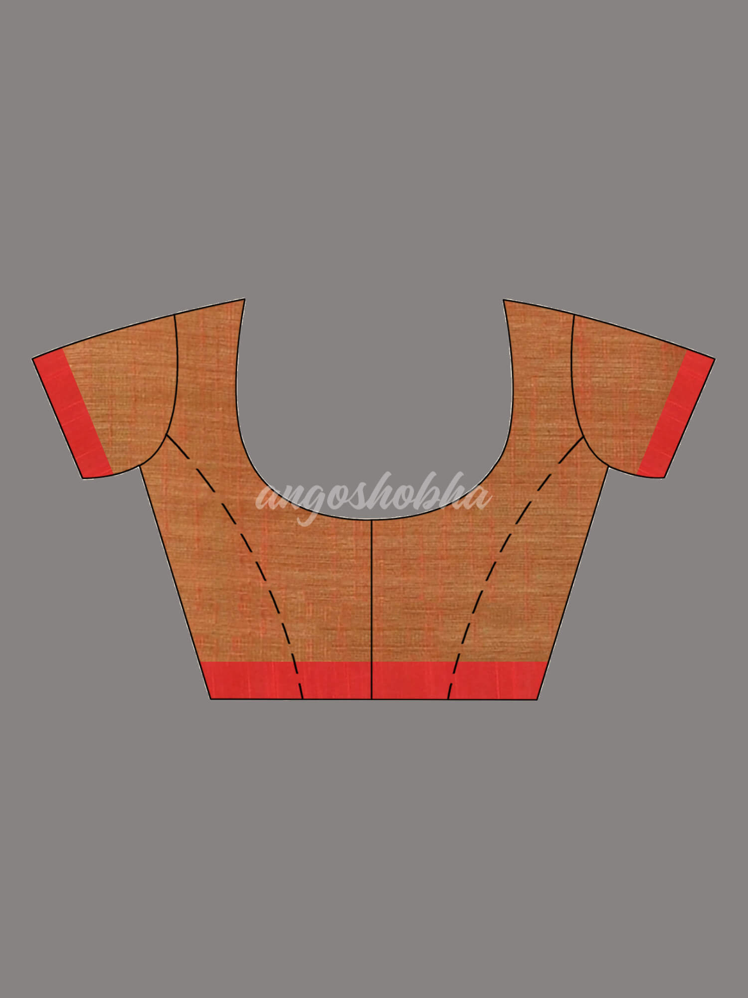 Green Red Cotton Handloom Saree