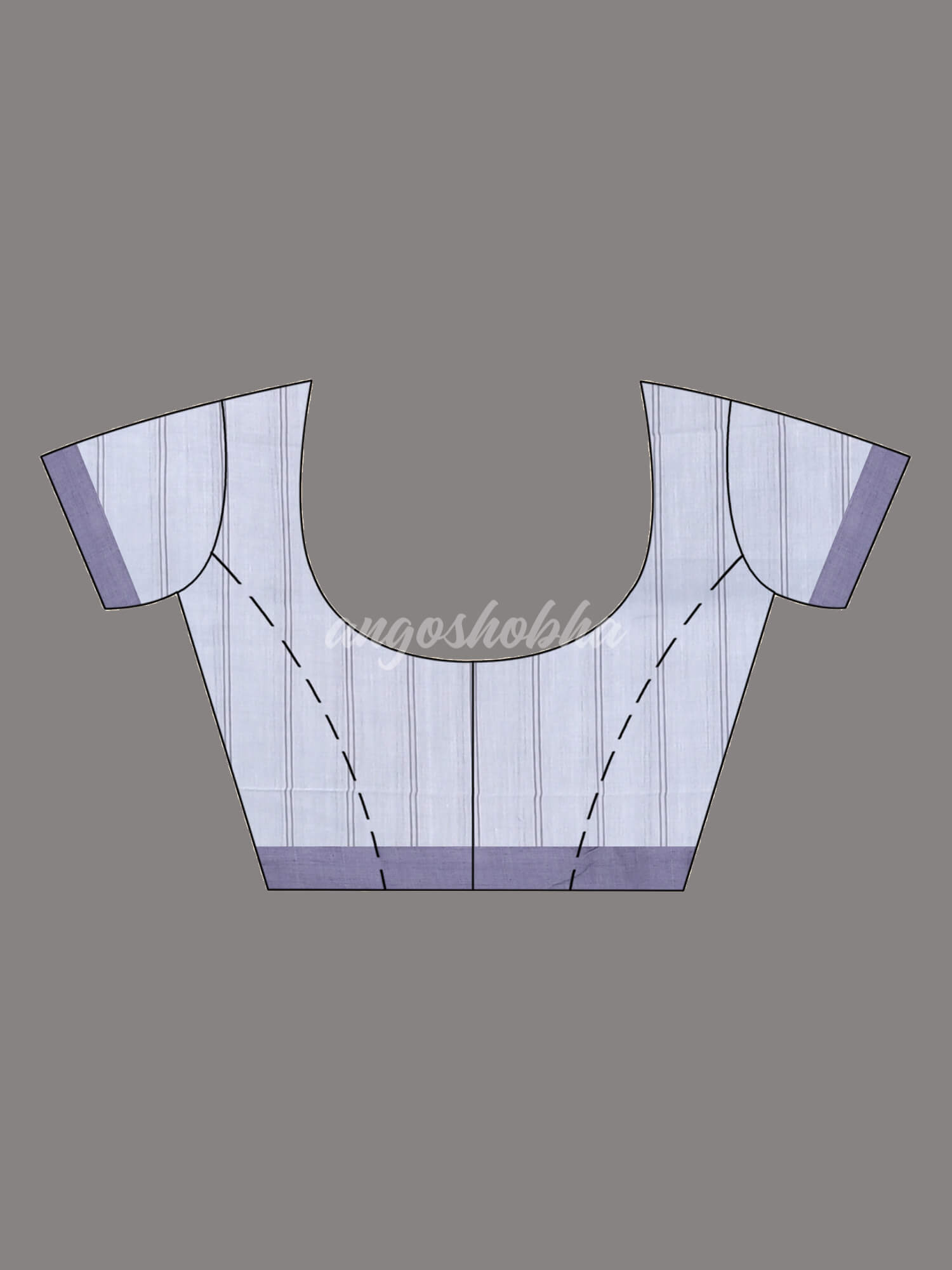 Silver Cotton Handloom Saree