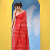 Red Cotton Handloom Saree