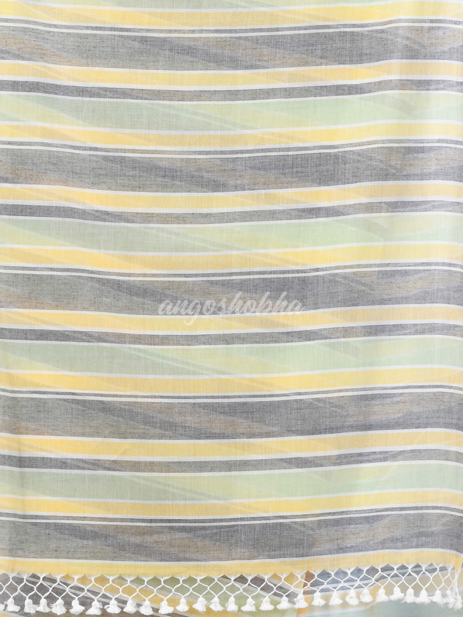 Multicolour Cotton Check Handloom Saree