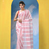 White Cotton Handloom Saree