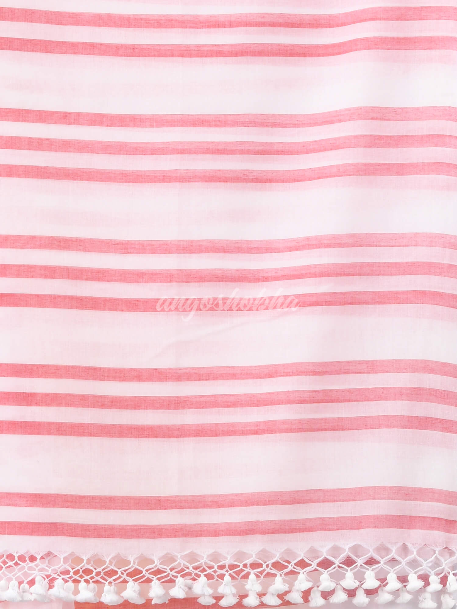 White Cotton Handloom Saree