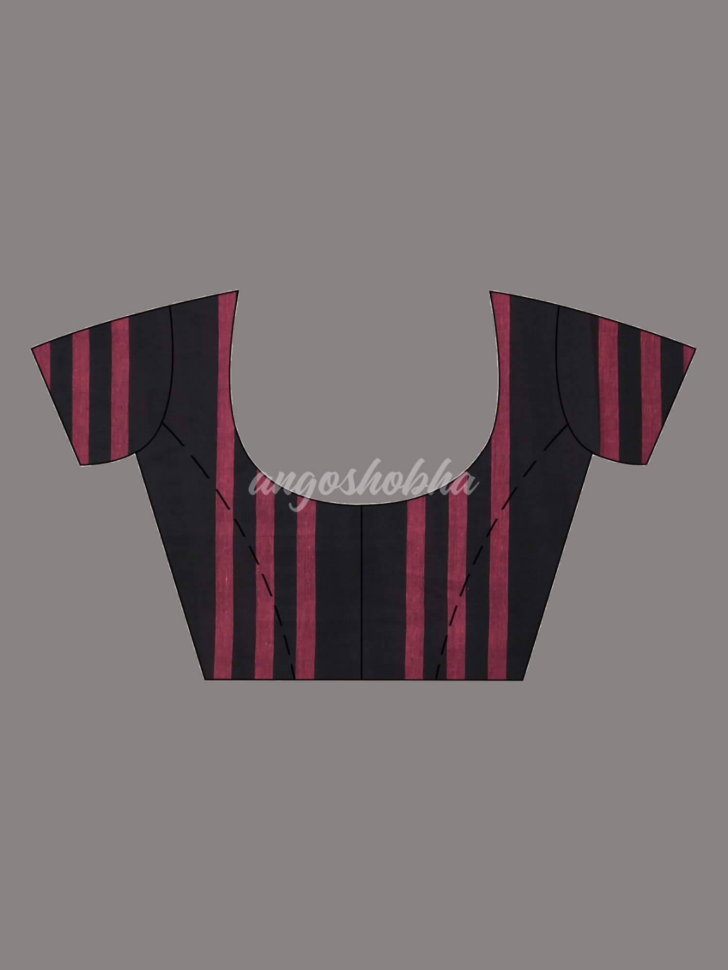 Black Cotton Handloom Saree