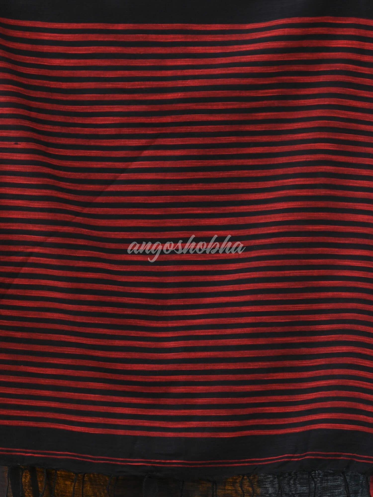 Black Cotton Handloom Saree