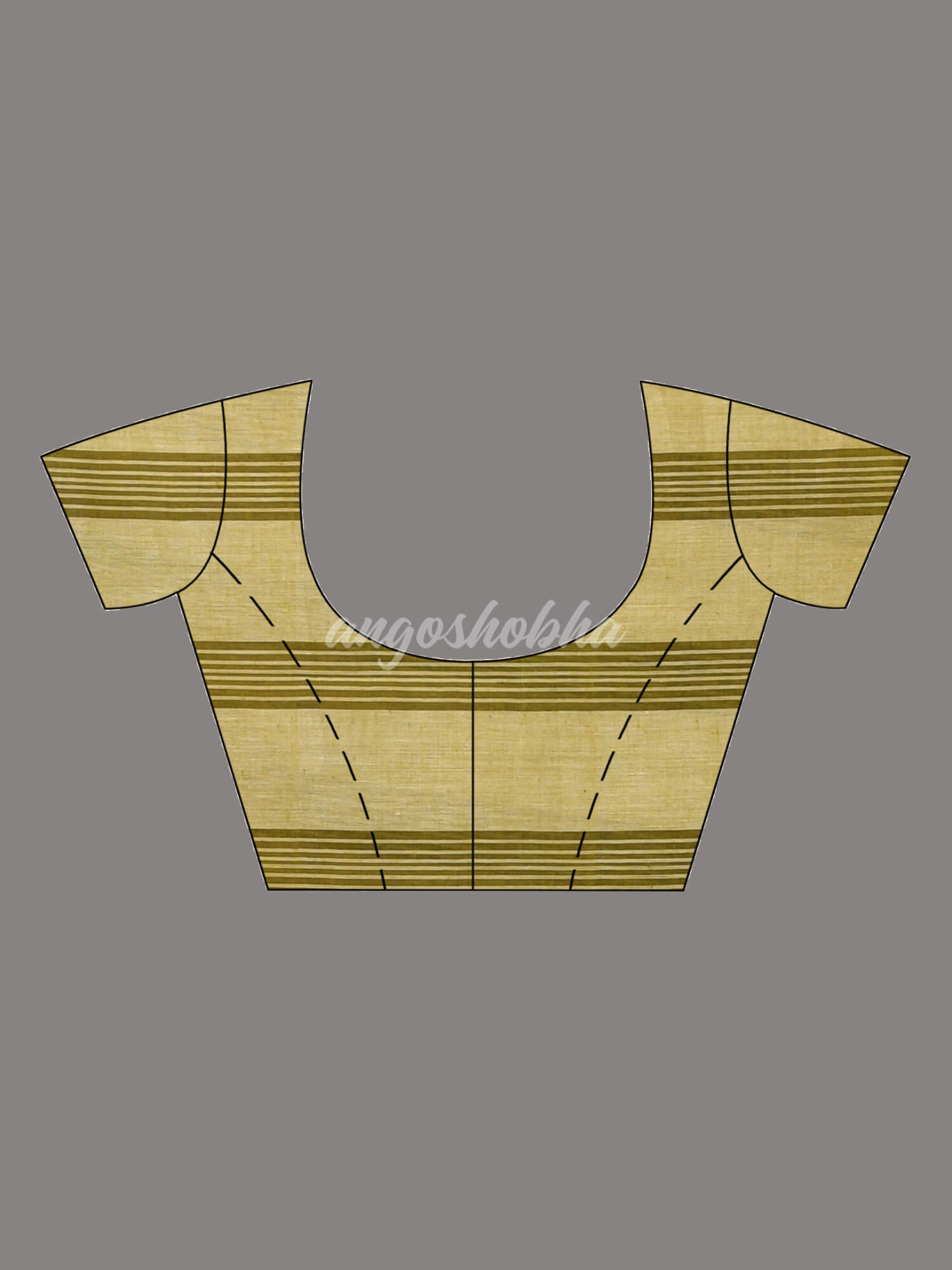 Sage Green Cotton Check Handloom Saree