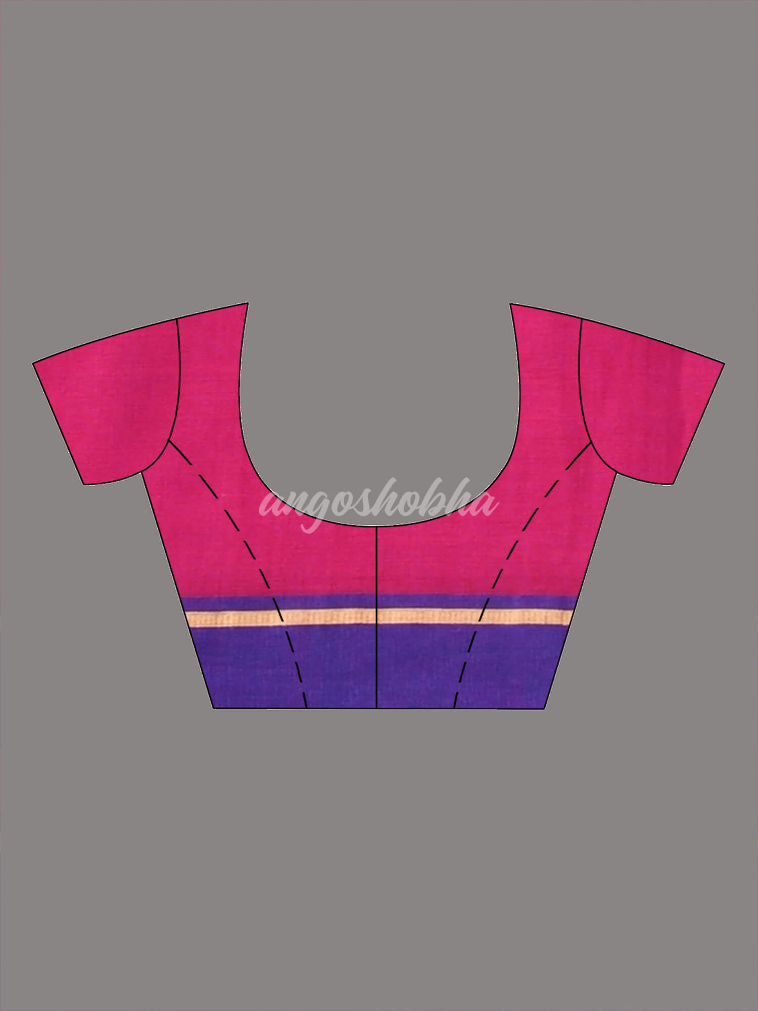 Mulberry Pink Cotton Handloom Saree