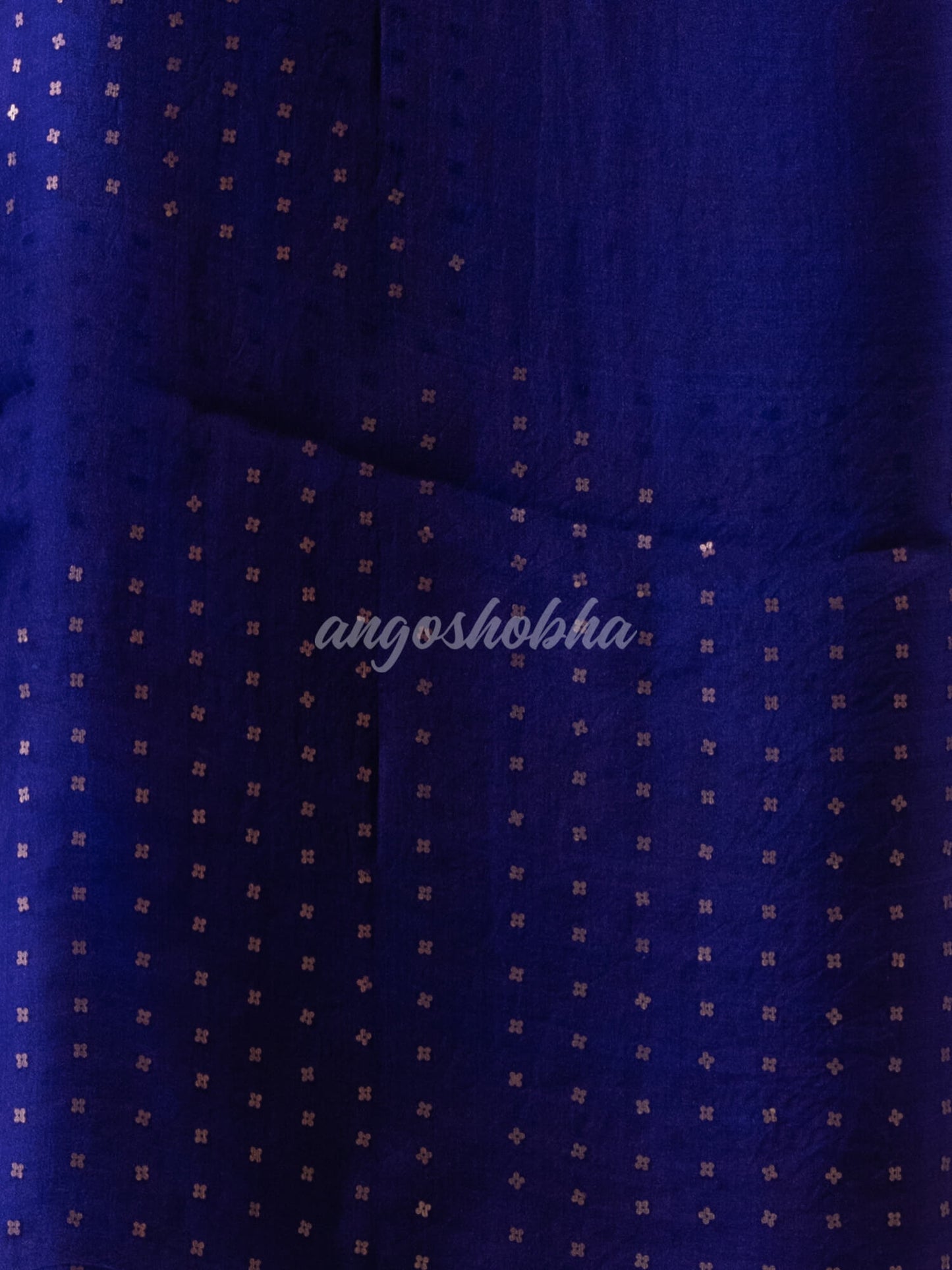 Blue Silk Handloom Saree