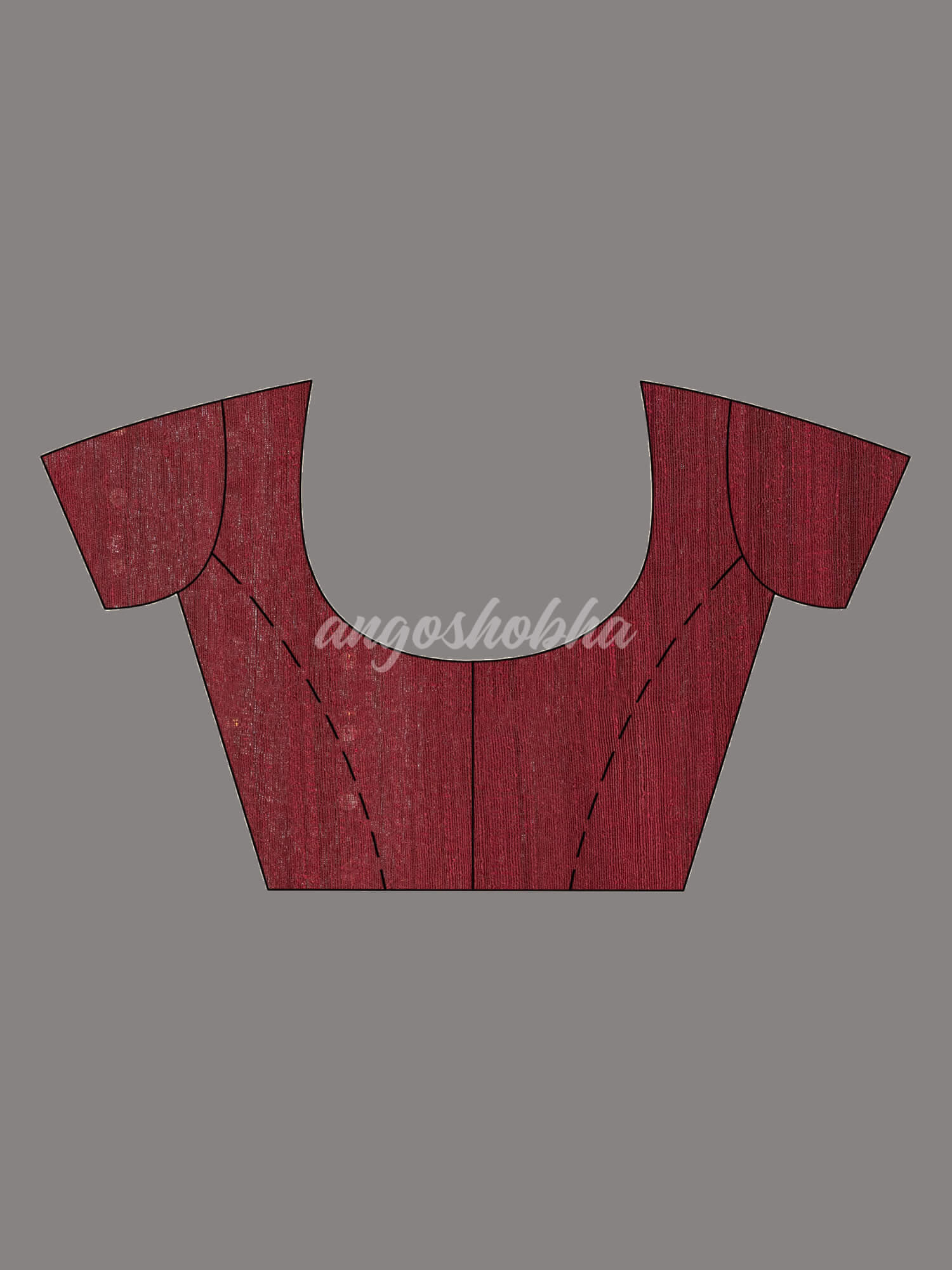 Deep Maroon Matka Silk Handloom Saree