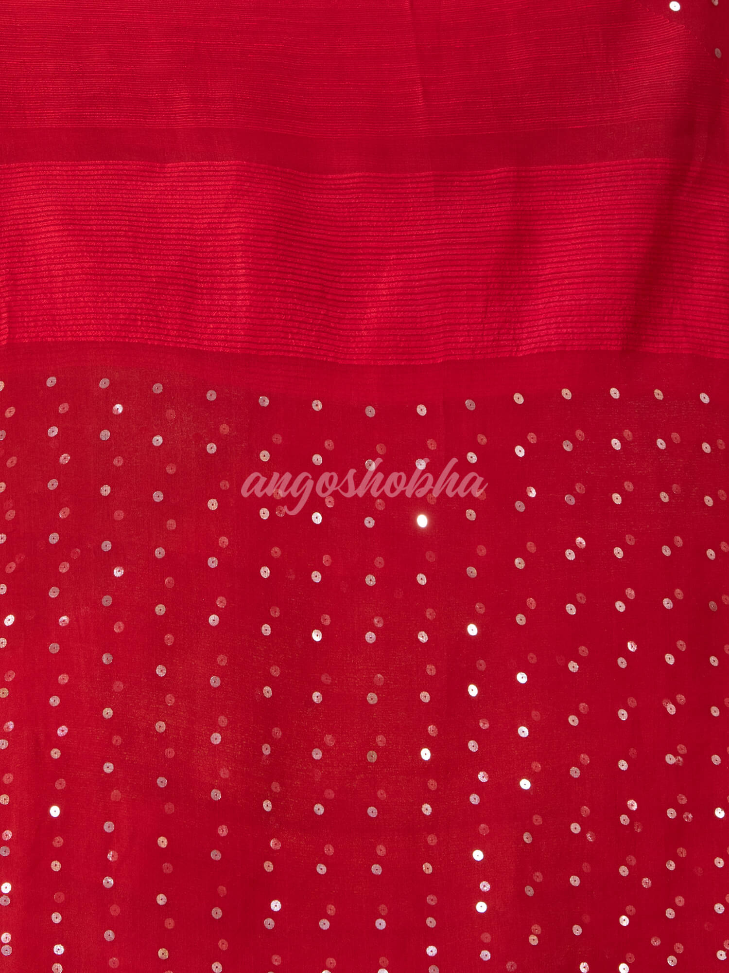 Red Matka Silk Handloom Saree