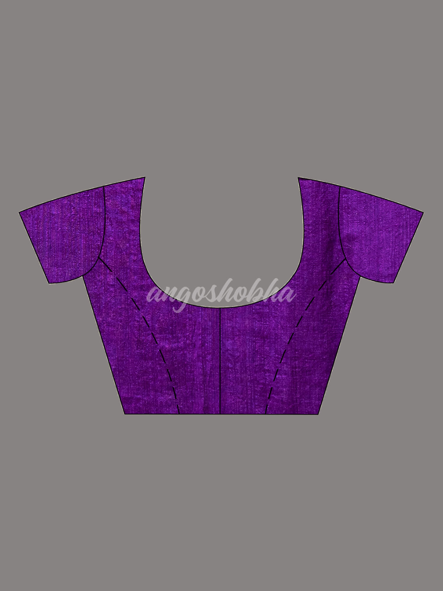 Purple Matka Silk Handloom Saree