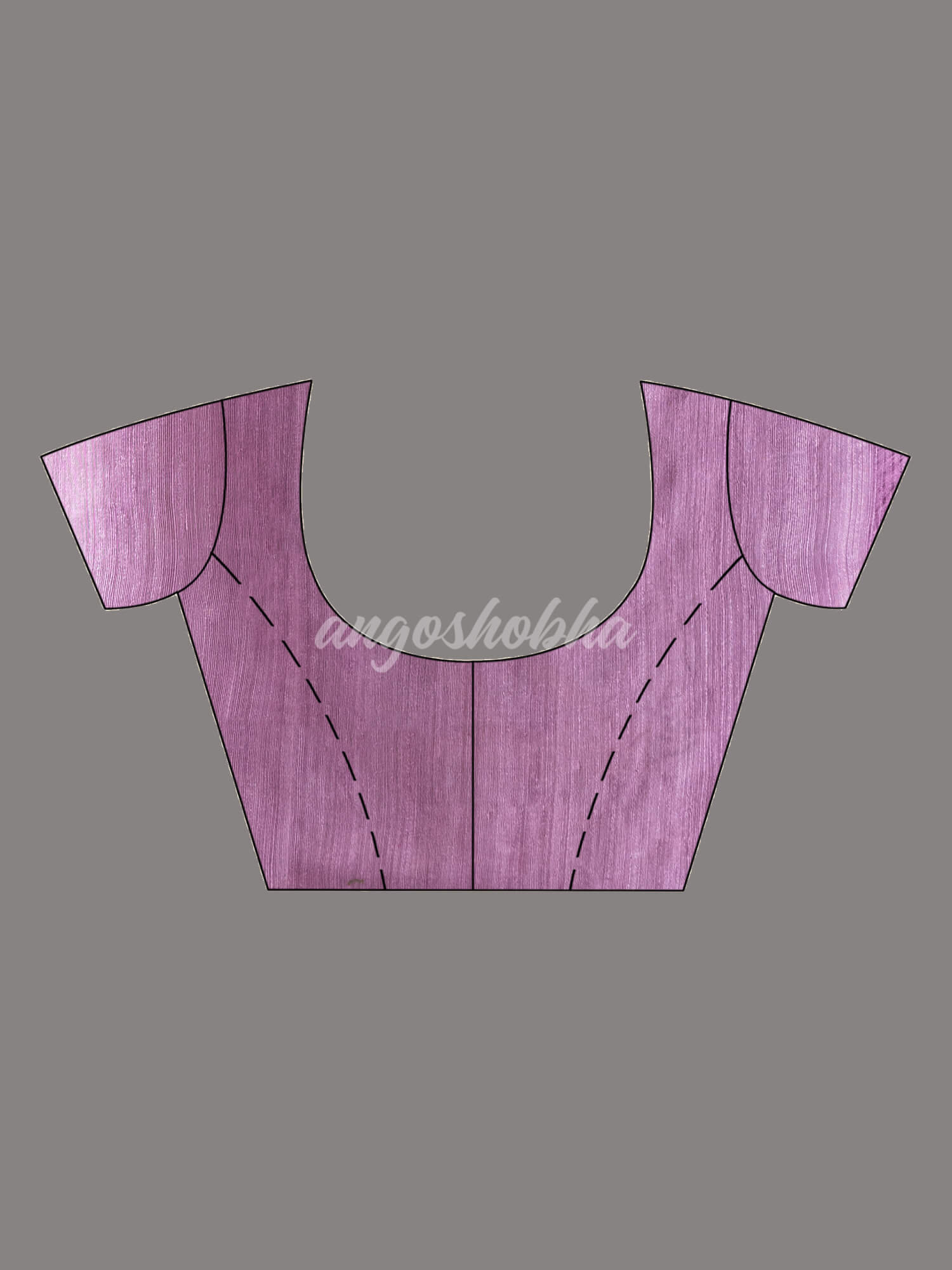 Light Purple Matka Silk Handloom Saree