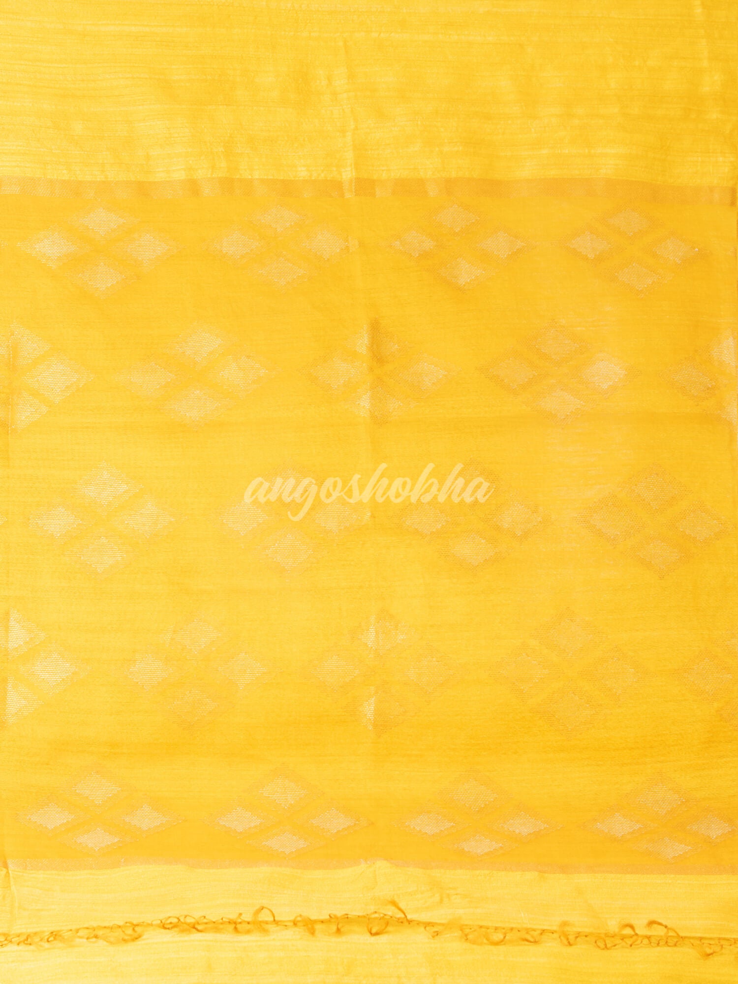 Yellow Matka Silk Handloom Saree