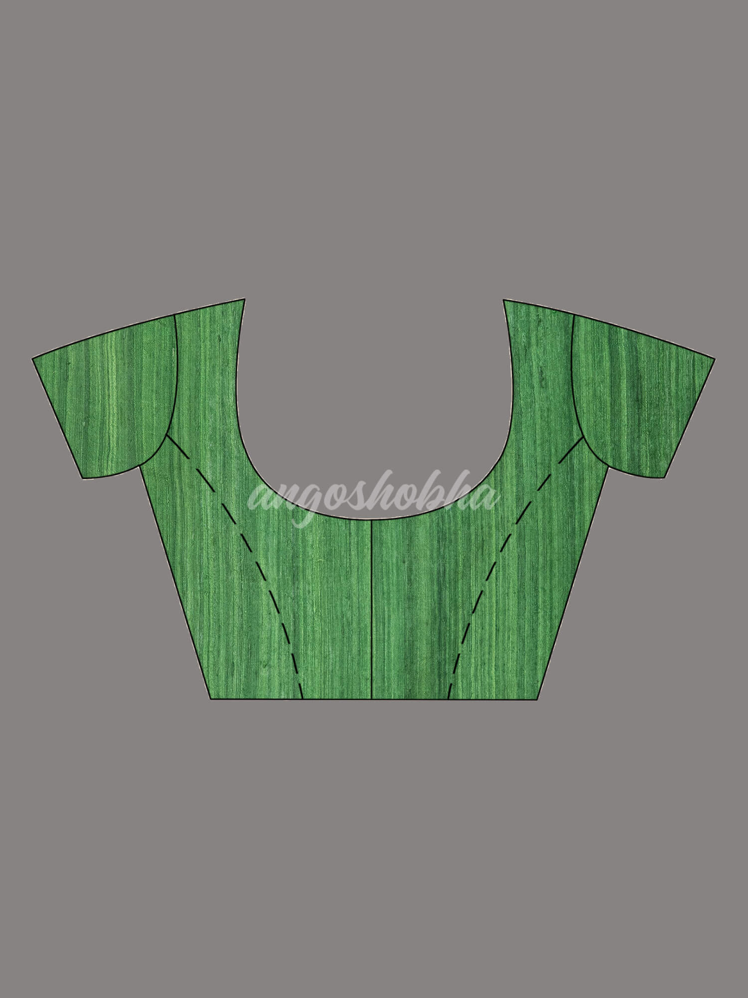 Green Matka Silk Handloom Saree blouse wholesale price