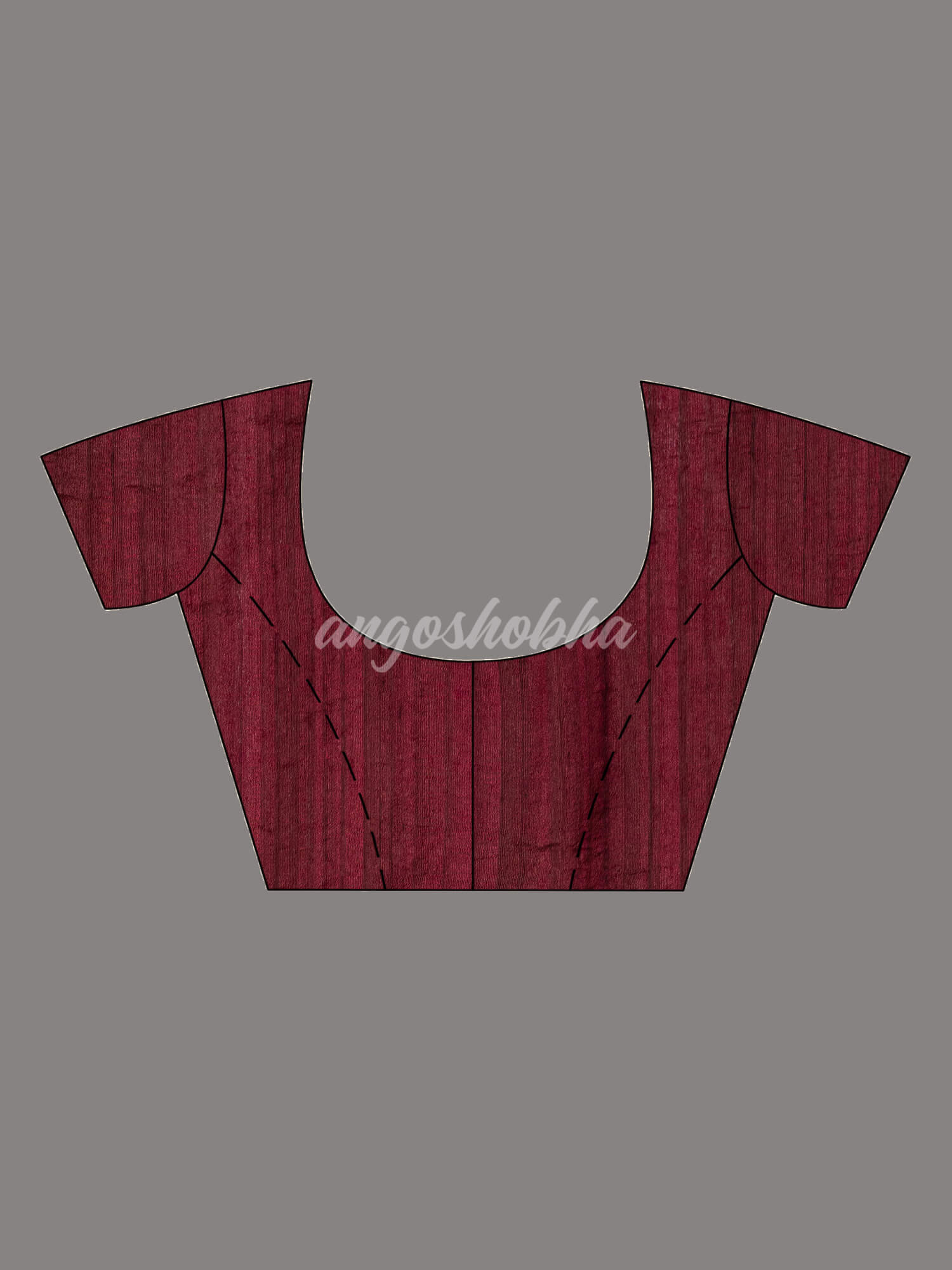 Maroon Silk Ghicha Handloom Saree