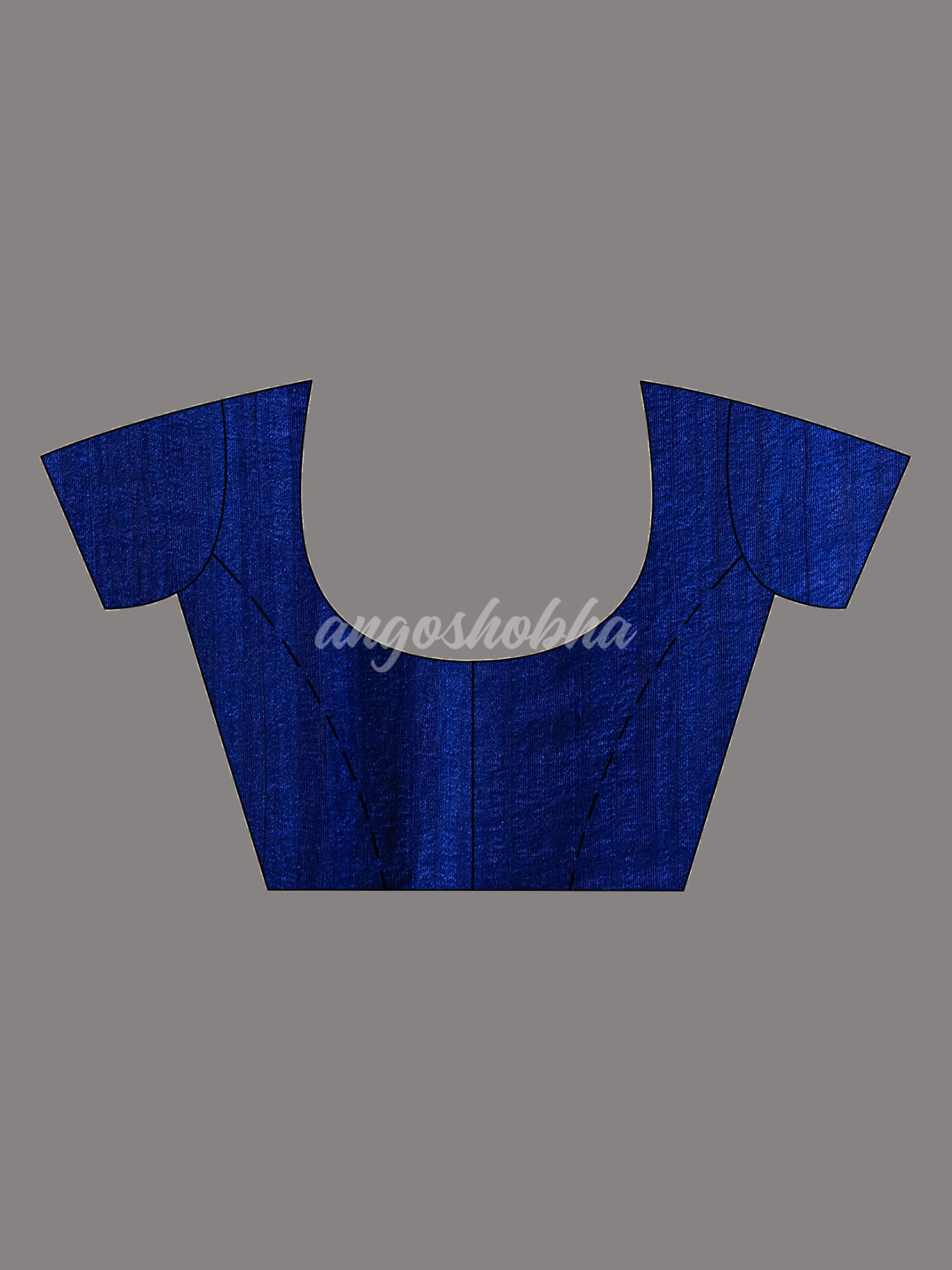 Blue Silk Ghicha Handloom Saree