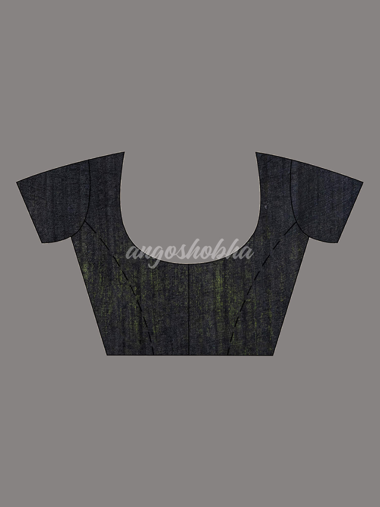 Black Silk Ghicha Handloom Saree