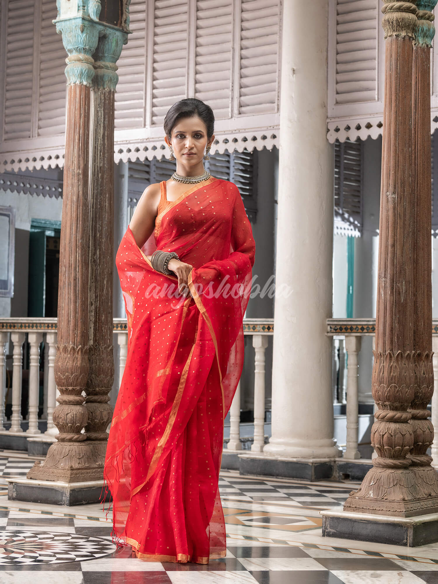 Handloom Jamdani Saree