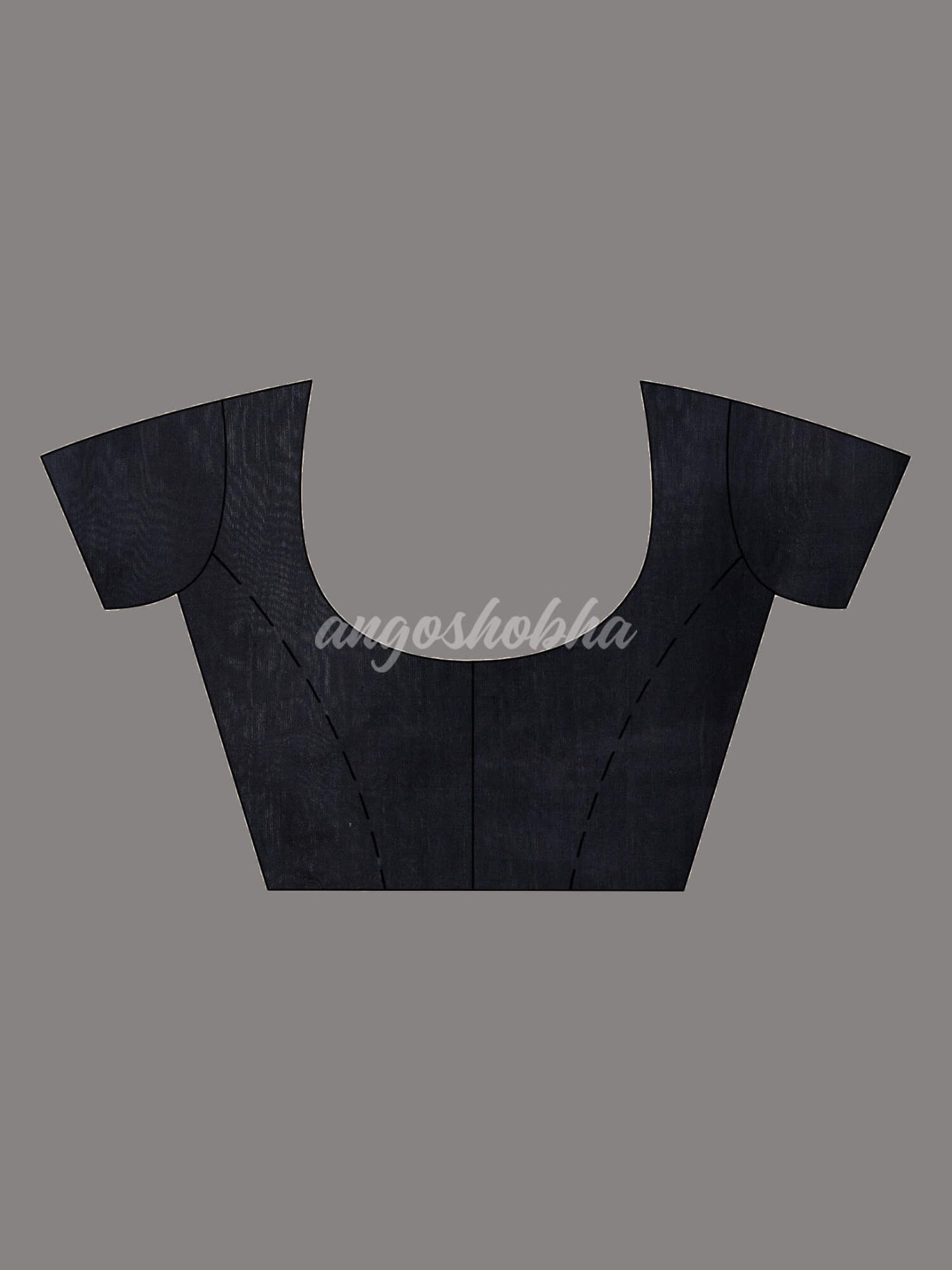 Black Silk Handloom Jamdani Saree