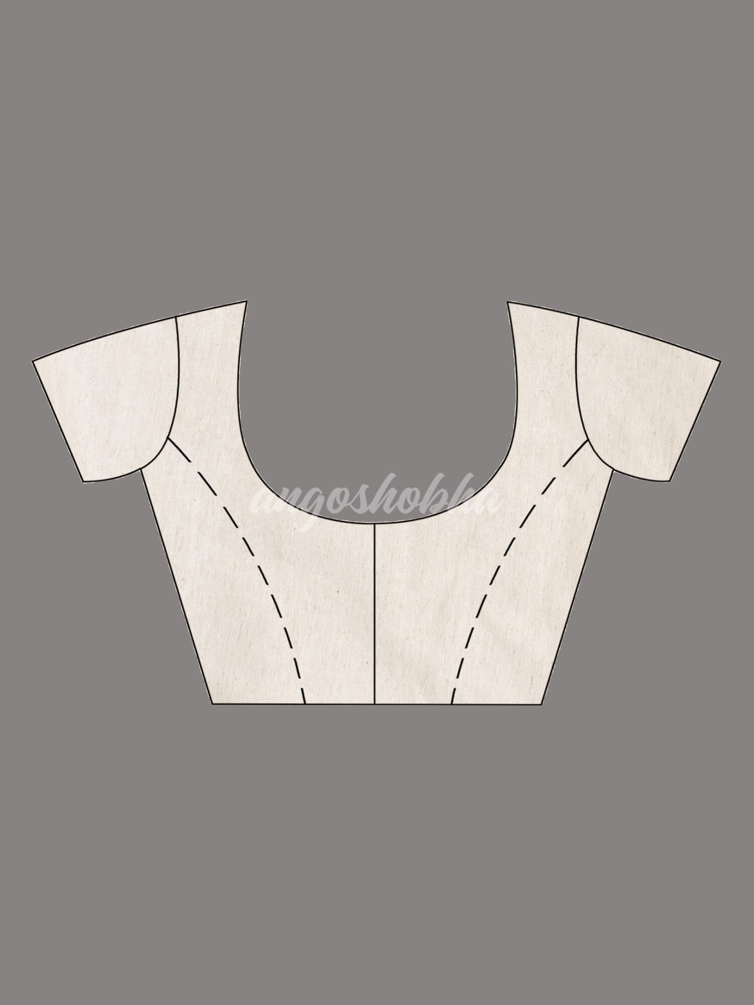 Cream Tussar Silk Handloom Jamdani Saree