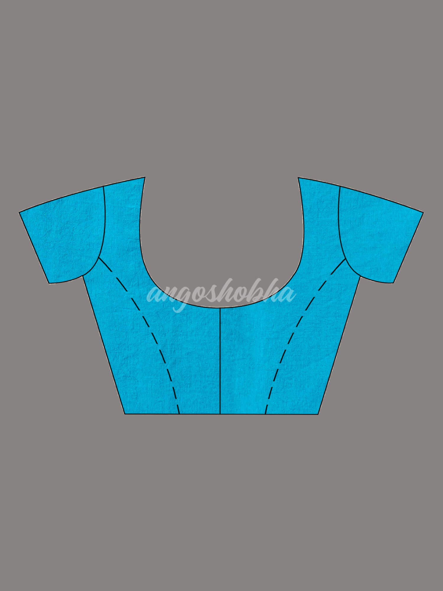 Turquoise Tussar Silk Handloom Jamdani Saree