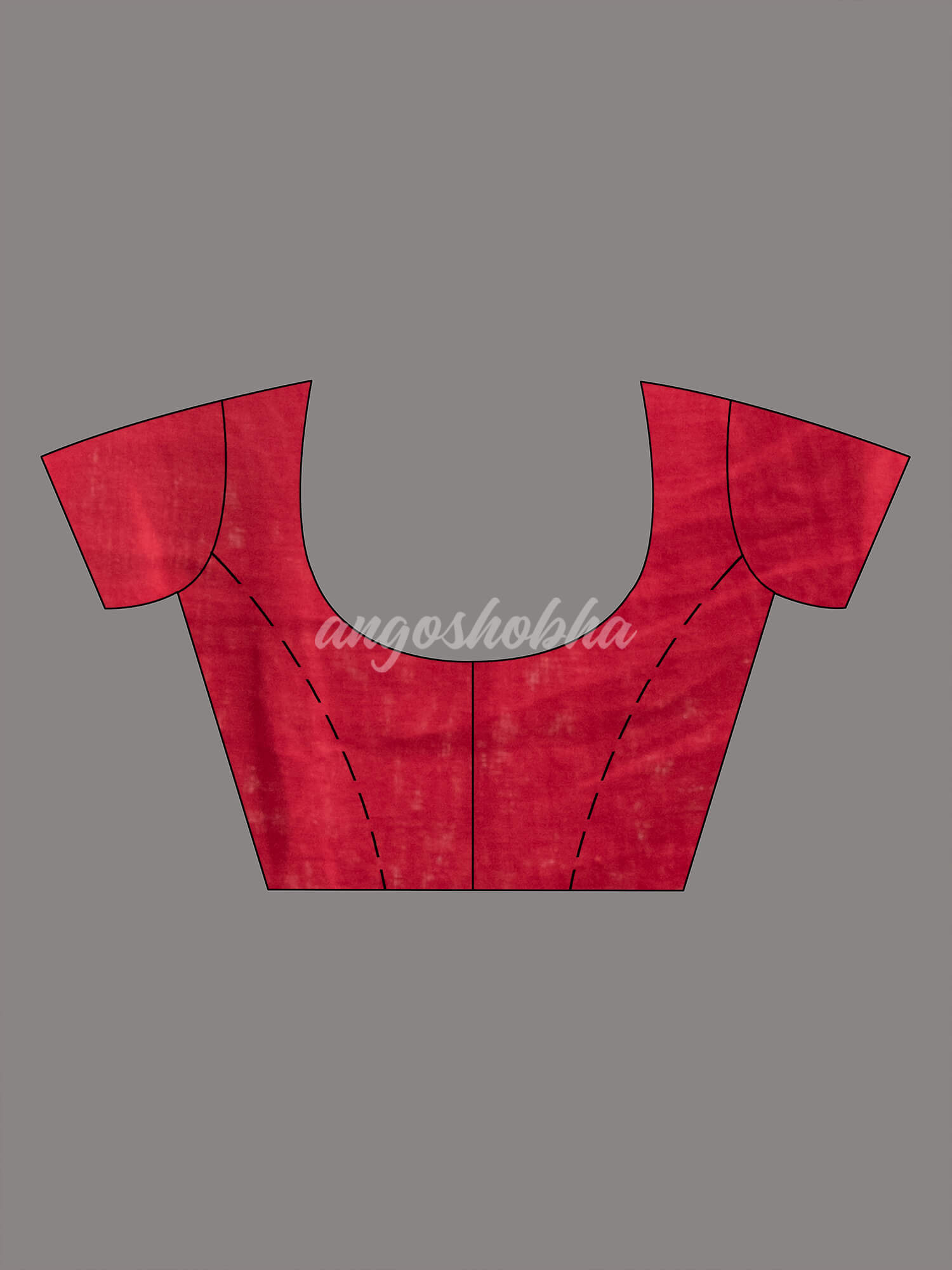 Red Tissue Handloom Saree