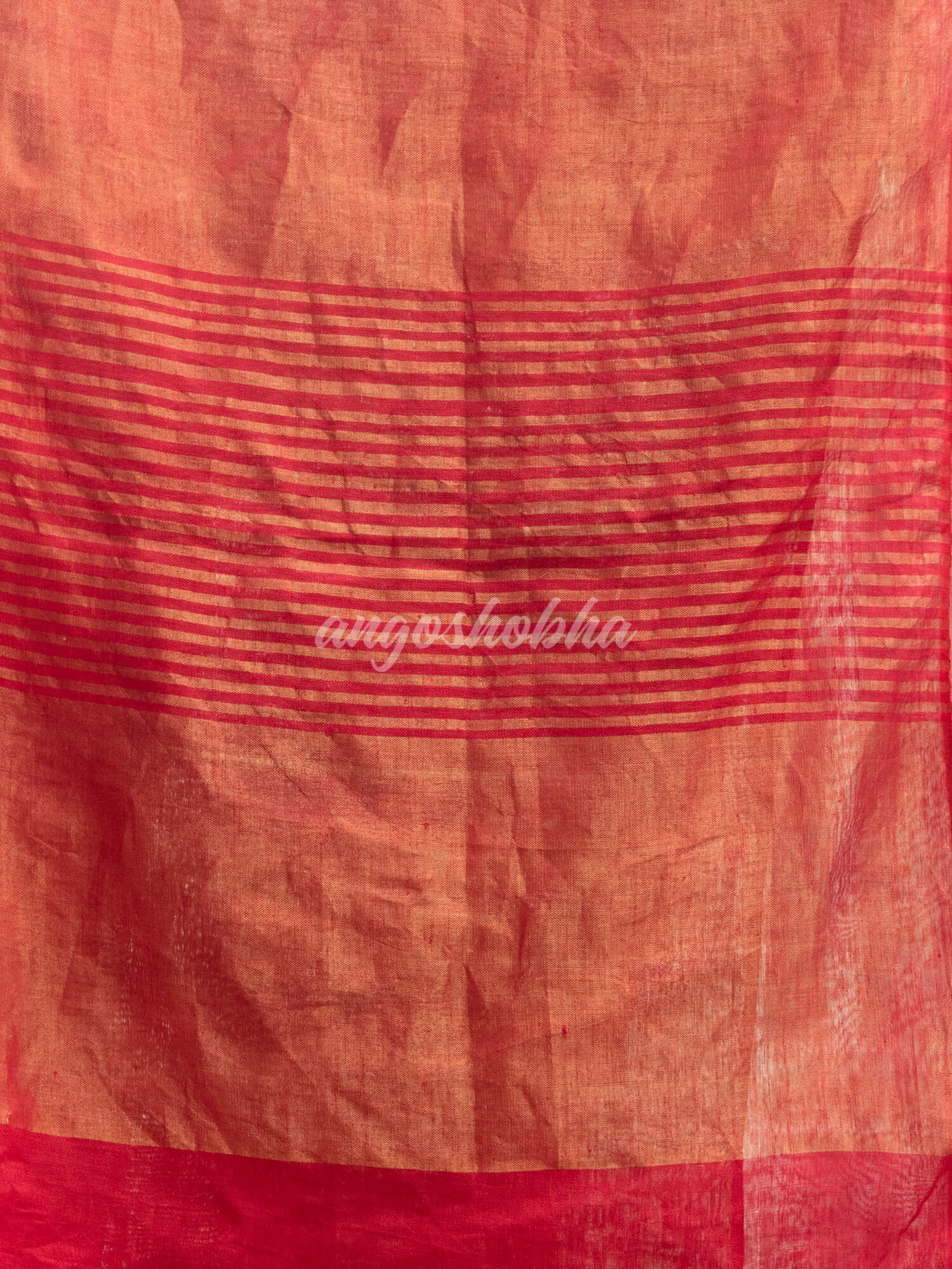 Red Tissue Handloom Saree