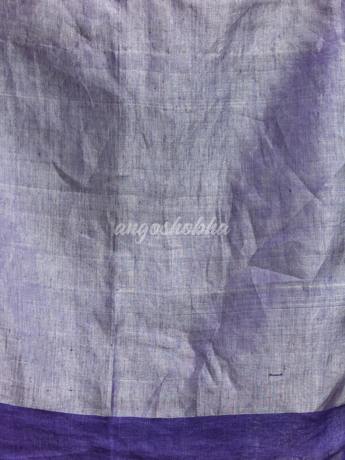 Violet Tissue Handloom linen Saree