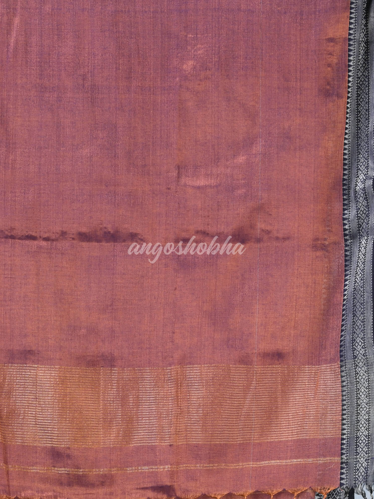 Purple Zari Cotton Tissue Handloom Saree