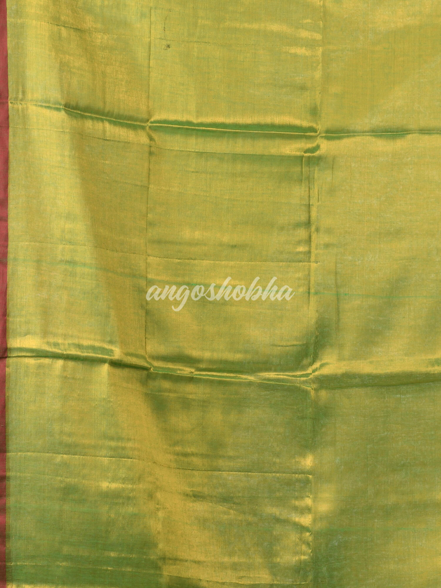 Green Zari Cotton Handloom kerala Tissue Saree 