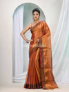 Blush Pink Zari Cotton Handloom Tissue Saree