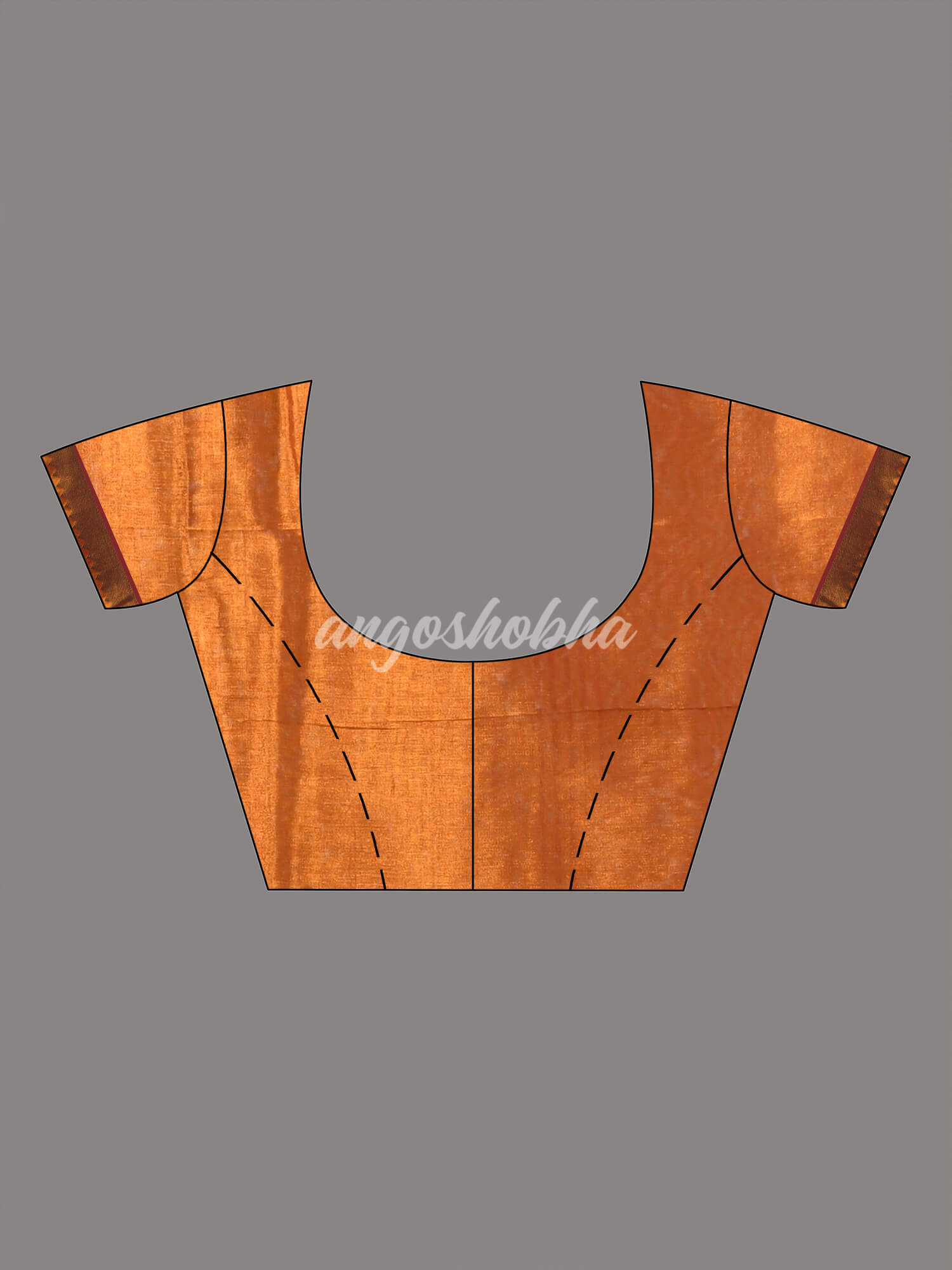 Ochre Yellow Zari Cotton Handloom Tissue Saree