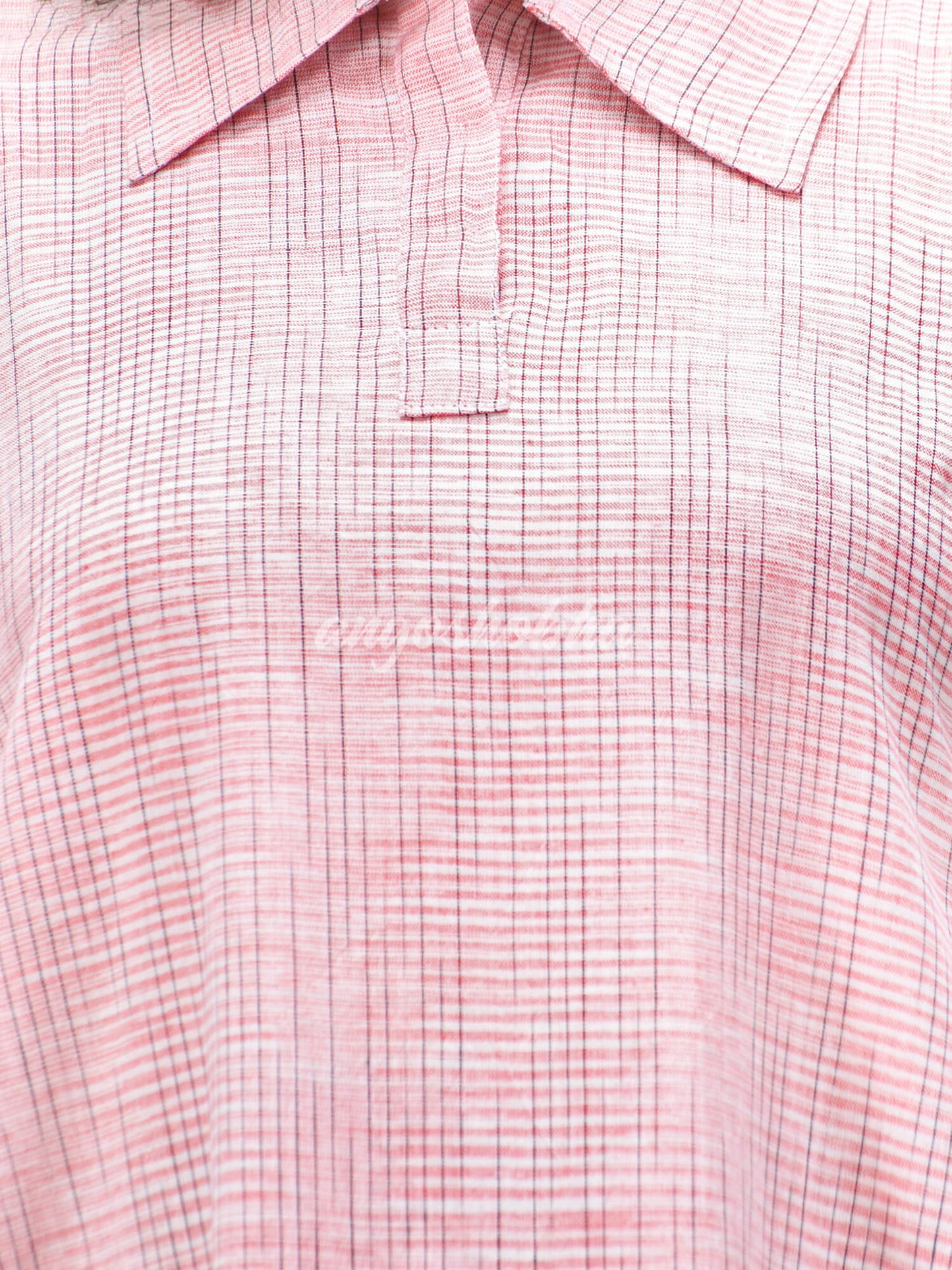 Light Pink Cotton Bengal Handwoven One Piece