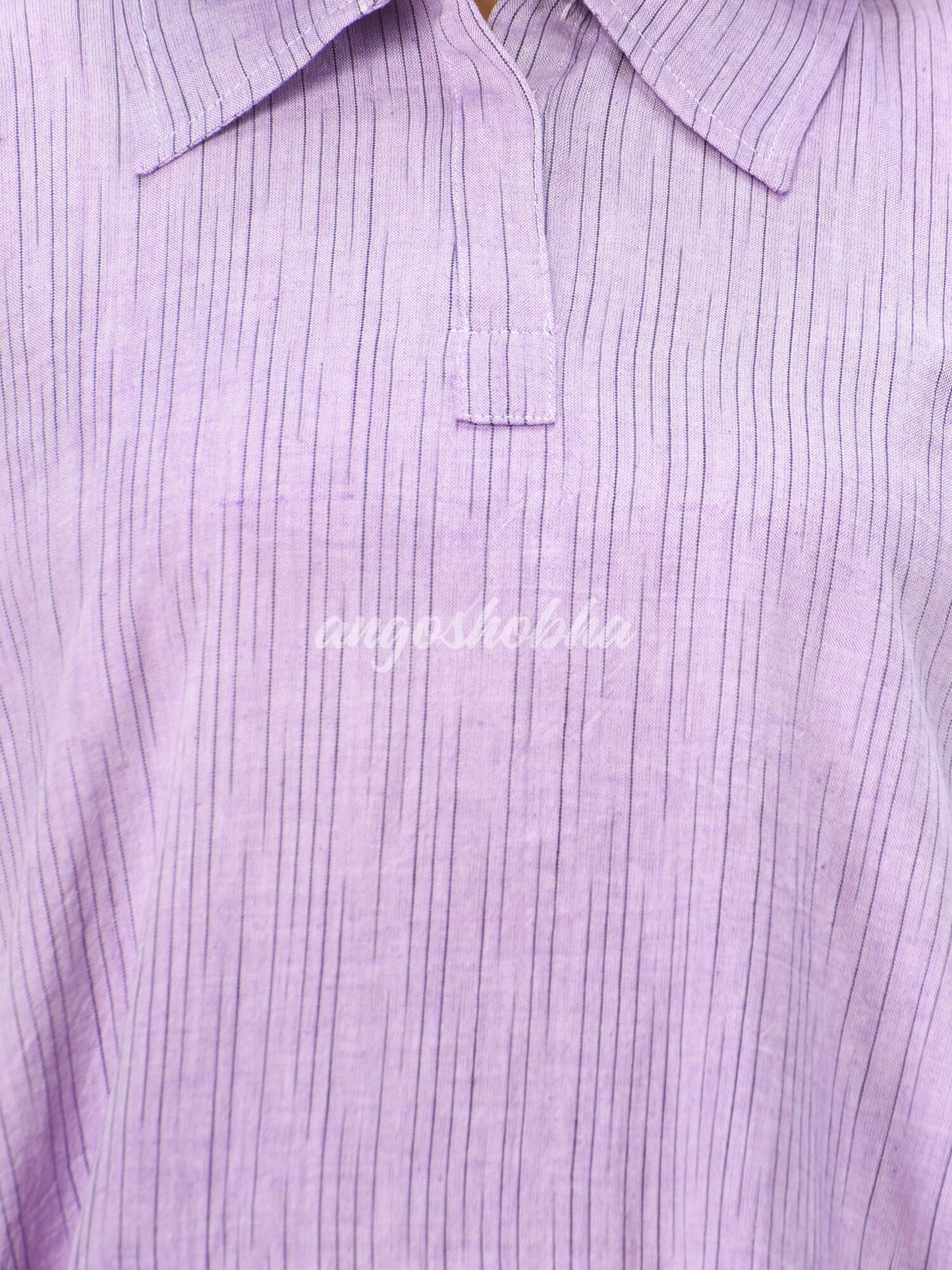 Light Purple Cotton Bengal Handwoven One Piece