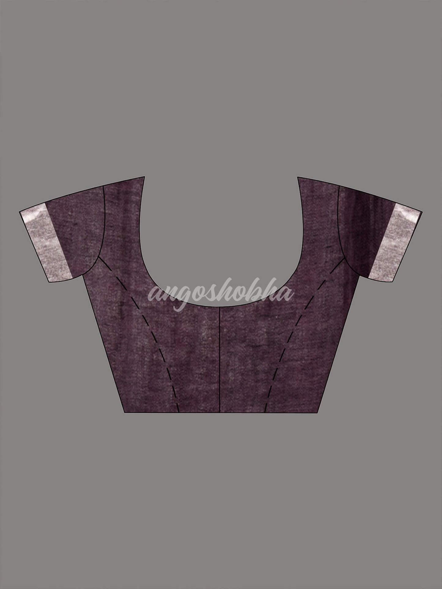 WineTraditional Handloom Linen Saree