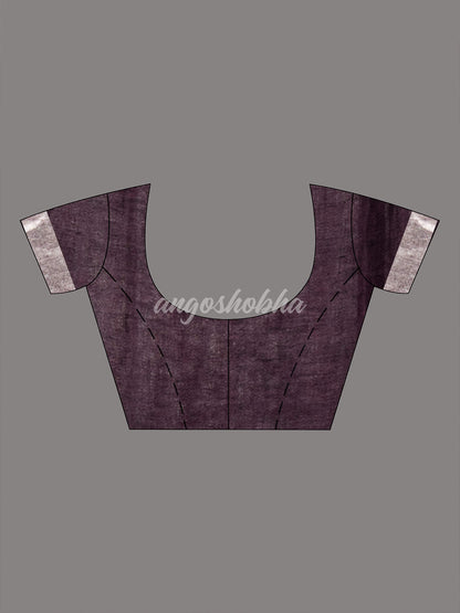 WineTraditional Handloom Linen Saree