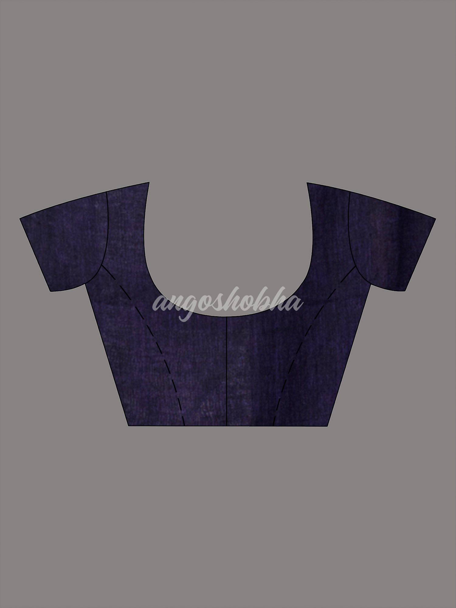 Purple Linen Multicolor Tissue Body with Purple Tassels Handwoven Saree