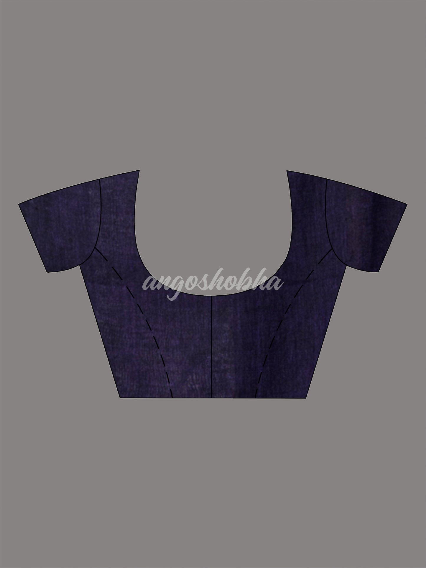 Purple Linen Multicolor Tissue Body with Purple Tassels Handwoven Saree
