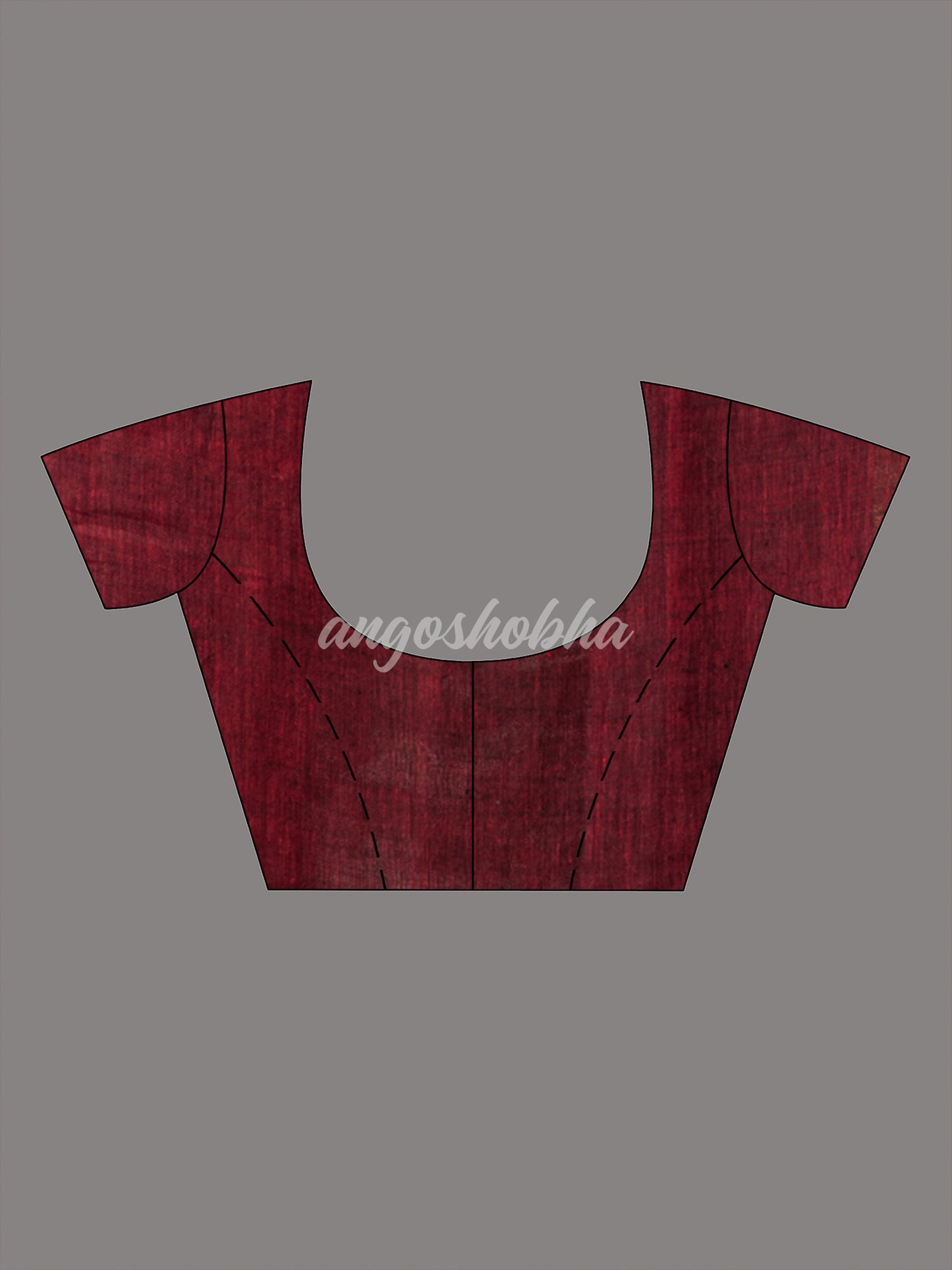 Maroon Linen Multicolor Tissue Body with Maroon Tassels Handwoven Saree