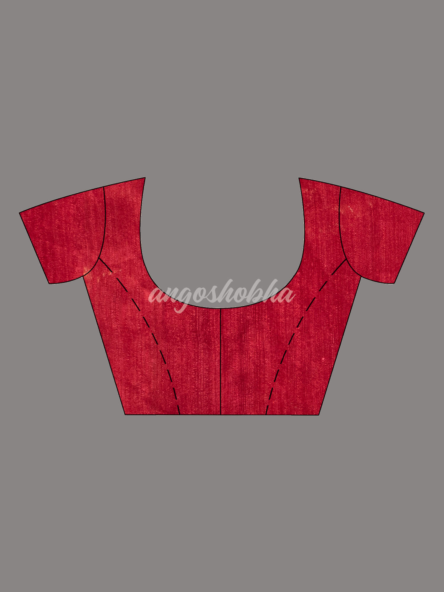 Maroon Matka Body with Golden Motifs & Kolka Pallu Handwoven Saree