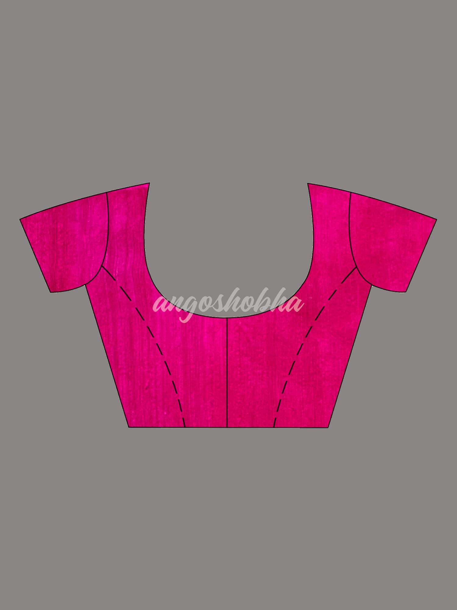 Pink  Matka Body with Golden Motifs & Kolka Pallu Handwoven Saree