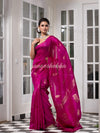 Magenta  Matka Body with Golden Motifs & Kolka Pallu Handwoven Saree