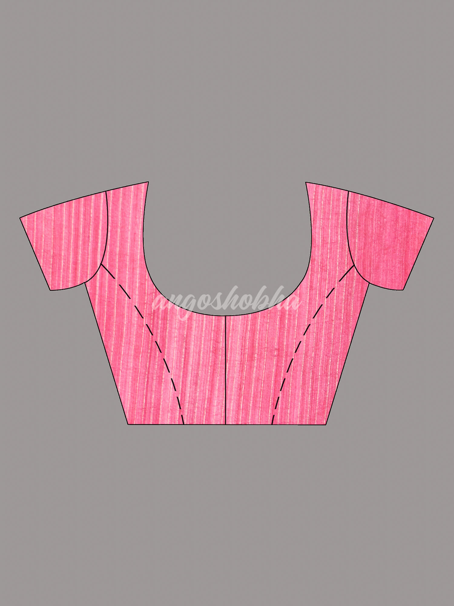 Pink Silk Matka Body Creeper Design all over Silver Zari Check Pallu Handwoven Saree